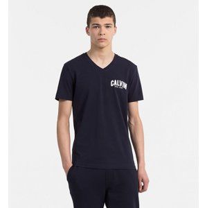 Calvin Klein pánské tmavě modré tričko Tinuk - L (402)